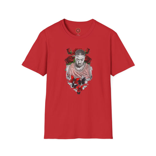 Derrick Rose In Writing Tribute T-Shirt