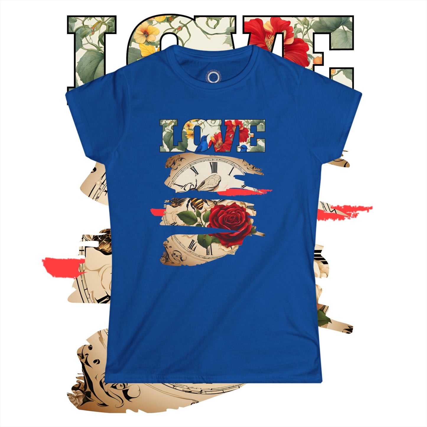 Women's Tee - Love & Time Graphic Tee