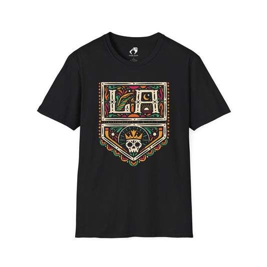 L.A. Kings Logo - Dia de Muertos Unisex  Softstyle T-Shirt