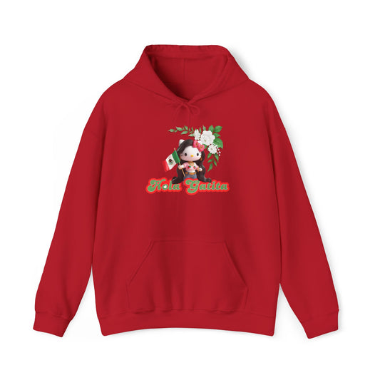 Hooded Sweatshirt - Hello Kitty Latina Mexican Culture Design