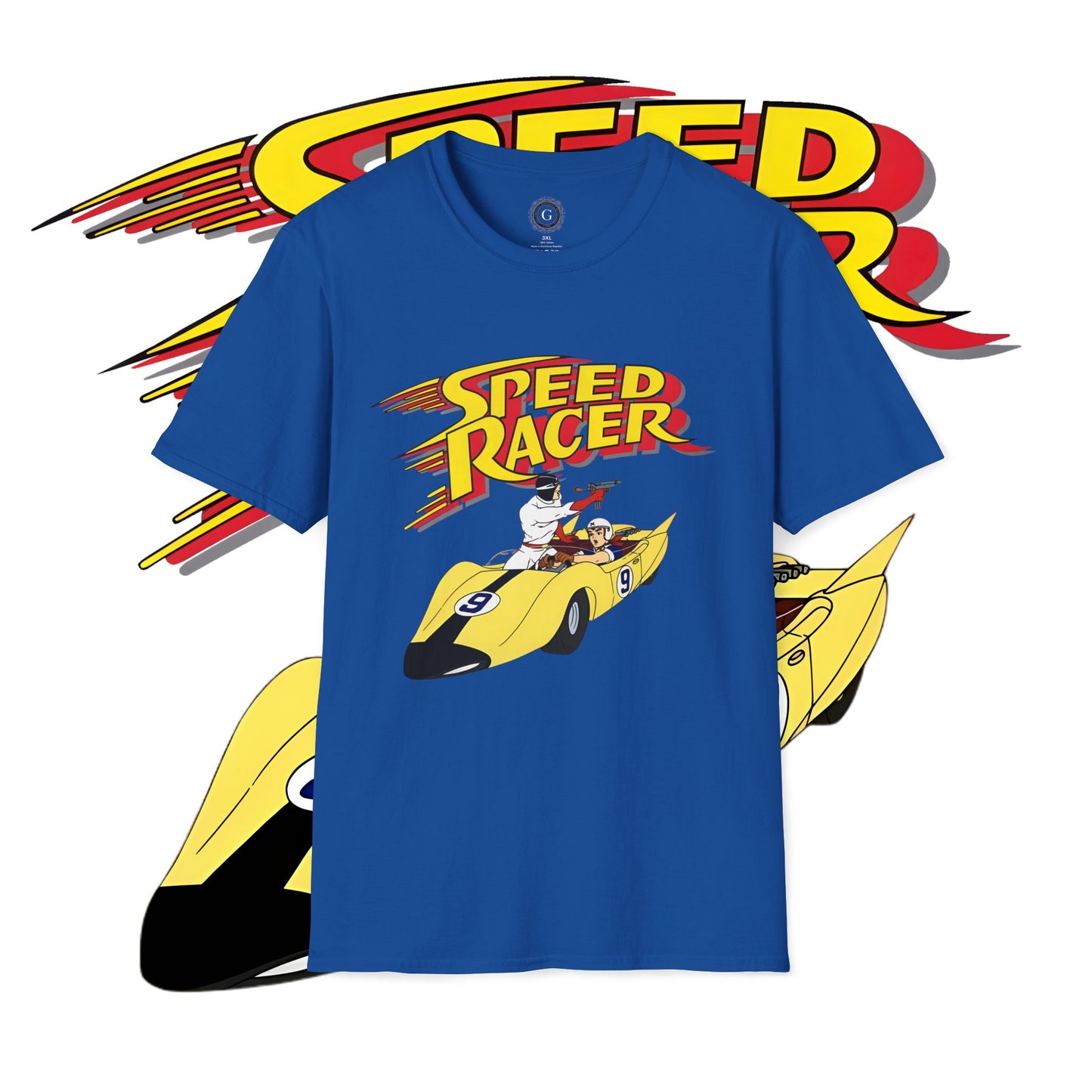 Speed Racer - Racer X - Shooting Star Unisex Softstyle T-Shirt