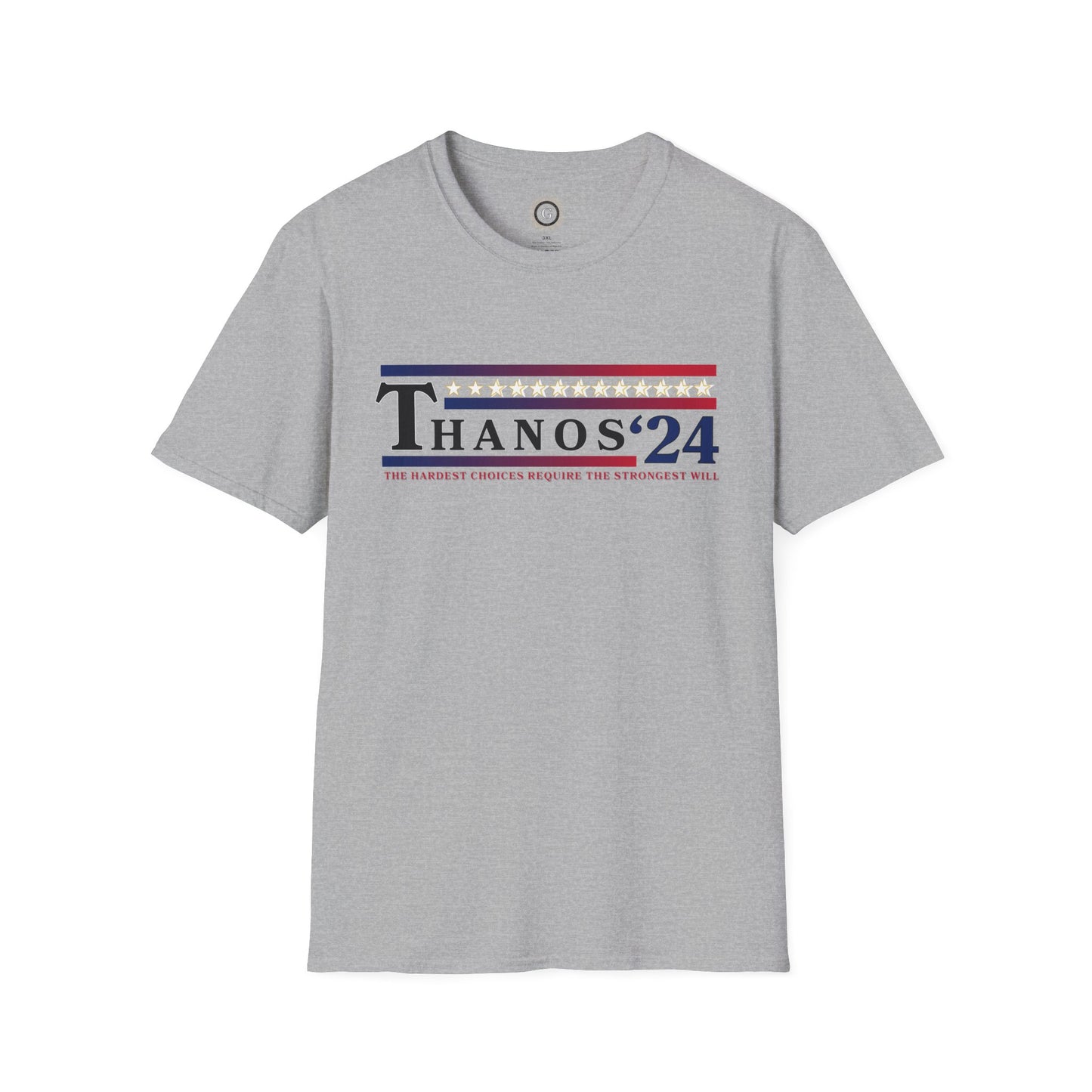 Thanos Presidential Candidate 24 Inevitable Right Choice - Unisex Soft T-Shirt