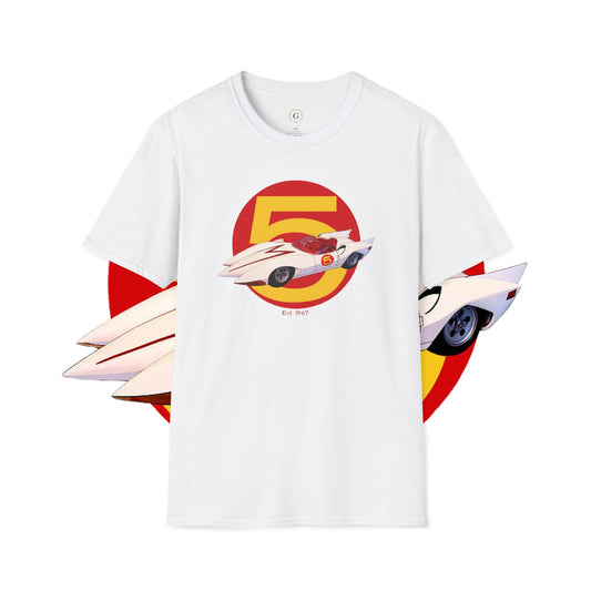 Speed Racer T-Shirt - Classic Mach 5 Anime Racecar