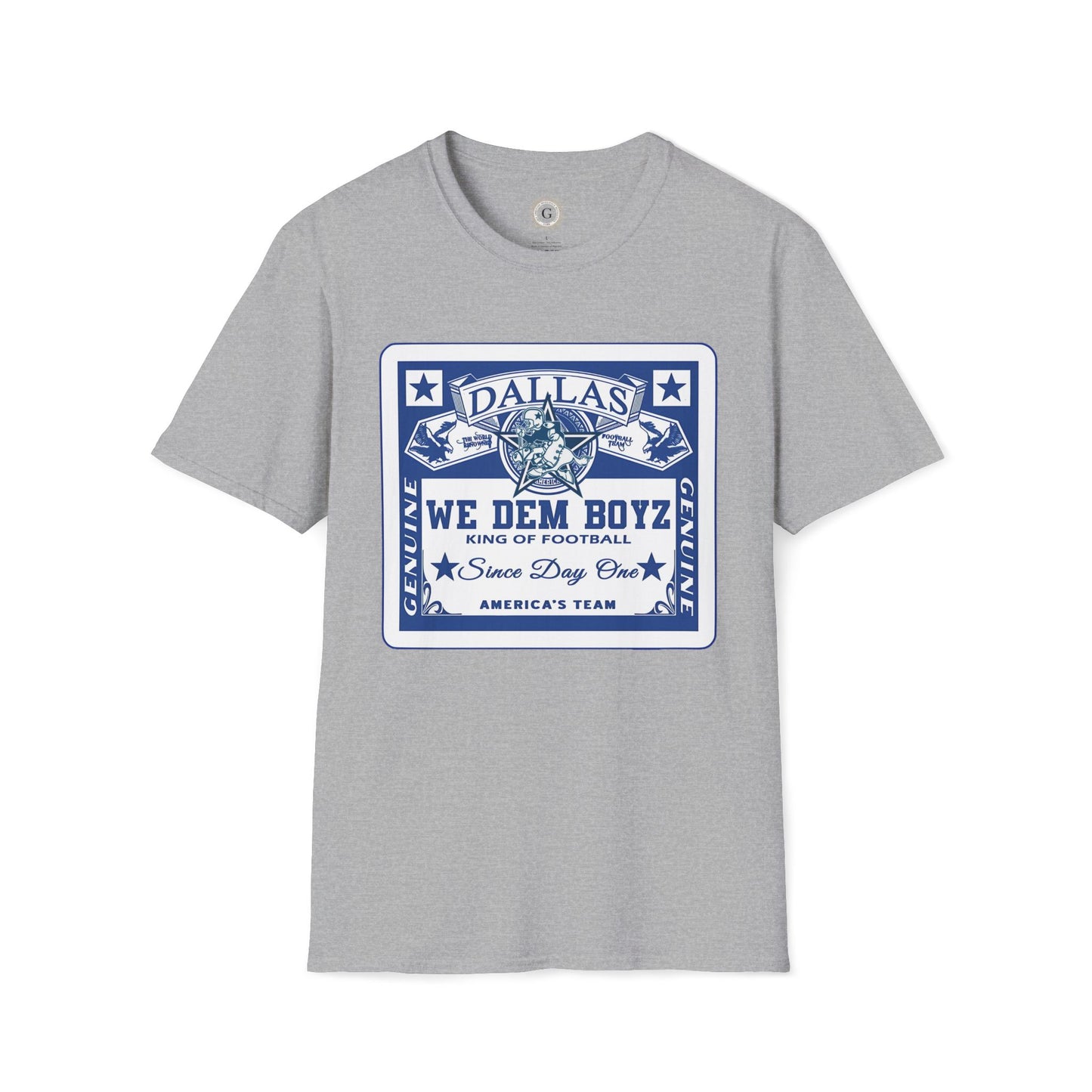 Dallas Cowboys Genuine Unisex Softstyle T-Shirt