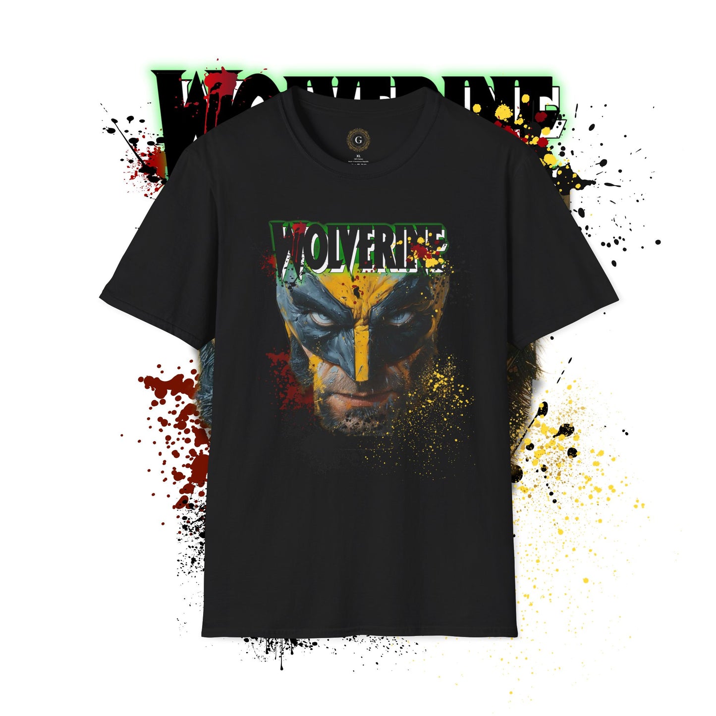 Wolverine Art-Deco Design - T-Shirt