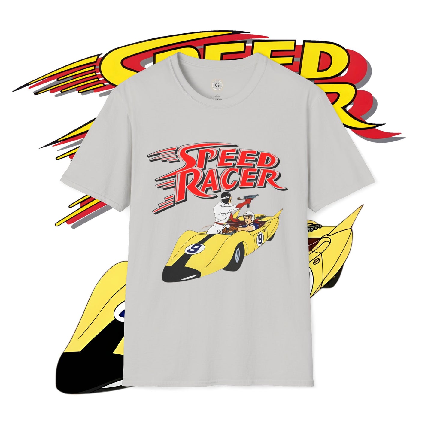 Speed Racer - Racer X - Shooting Star Unisex Softstyle T-Shirt