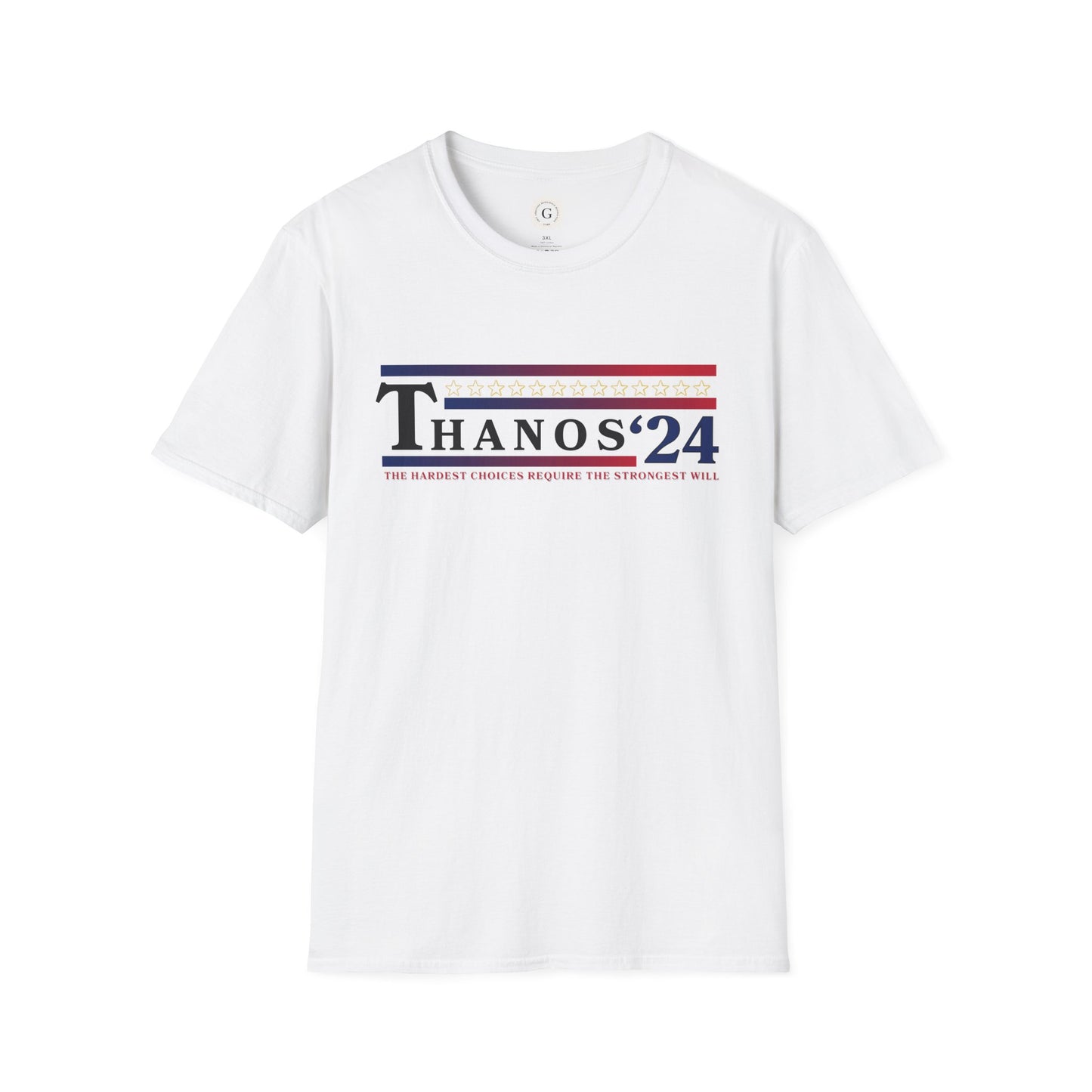 Thanos Presidential Candidate 24 Inevitable Right Choice - Unisex Soft T-Shirt