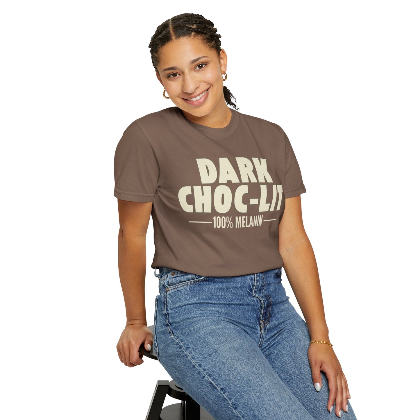 Out On Faith Apparel Dark Choco-Lit - PREMIUM T-Shirt