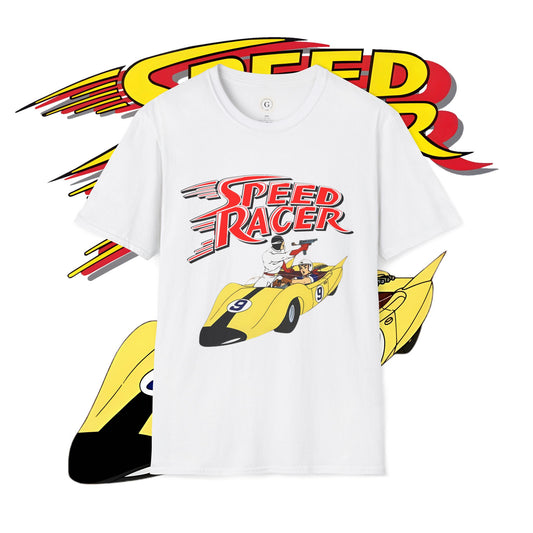 Speed Racer - Racer X - Shooting Star Unisex Softstyle T-Shirt