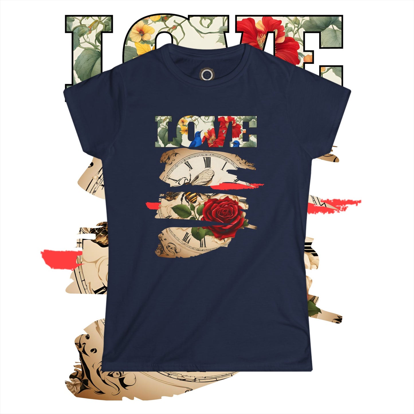 Women's Tee - Love & Time Graphic Tee