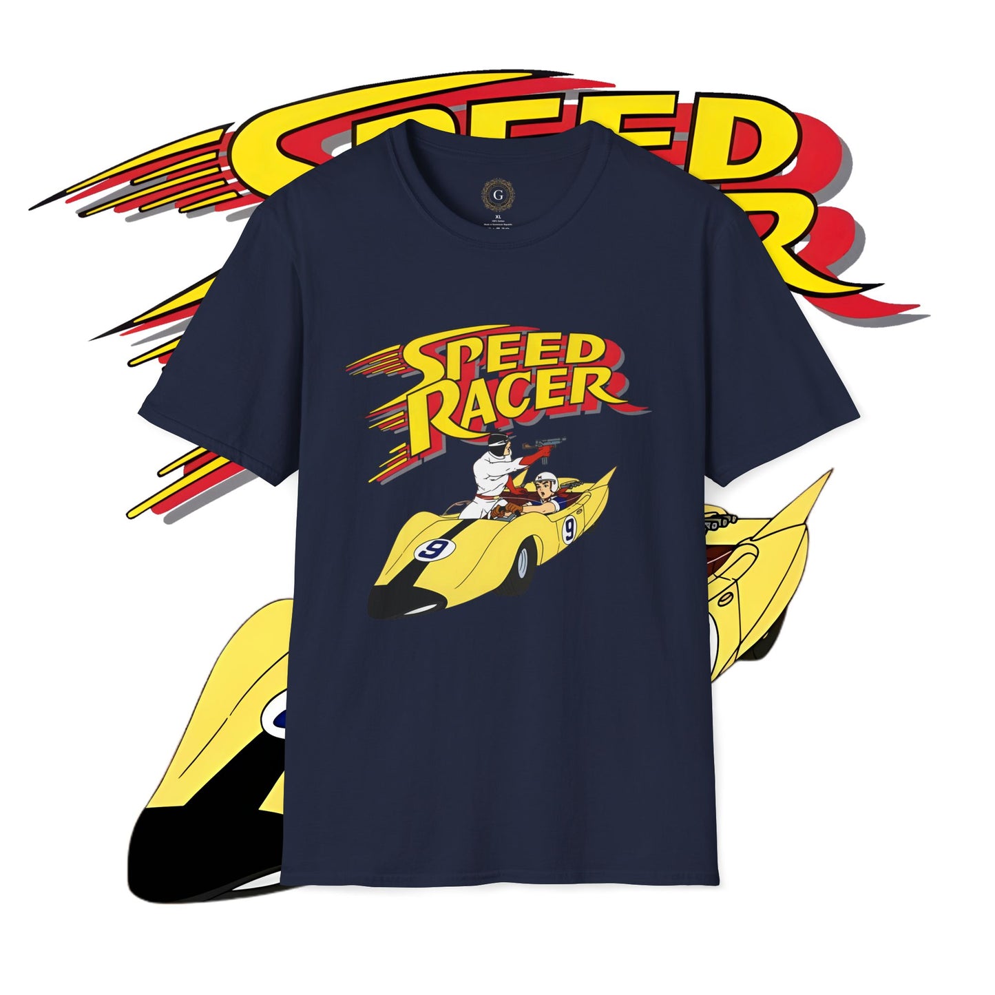 Speed Racer - Racer X - Shooting Star Unisex Softstyle T-Shirt